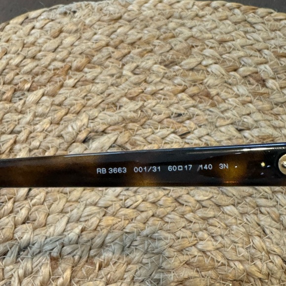 Ray-Ban Sunglasses. model RB3663 001/31 60-17 - Picture 5 of 6